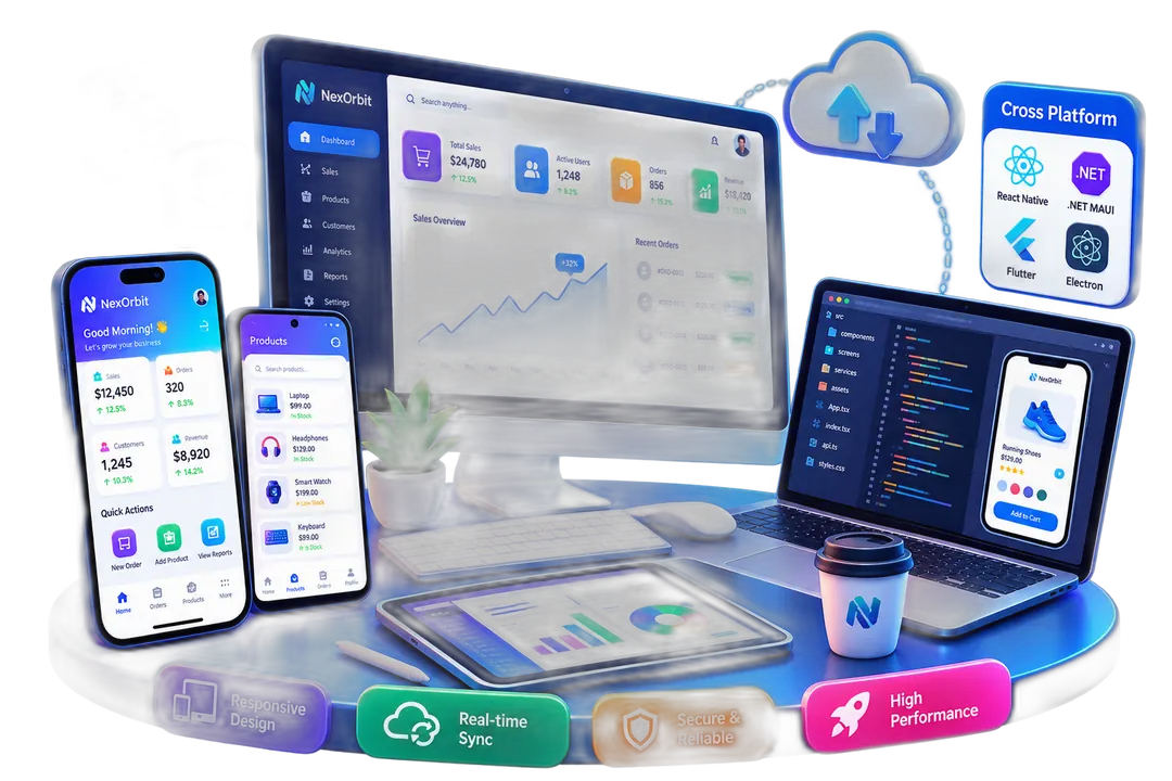Enterprise Web Development — visual overview