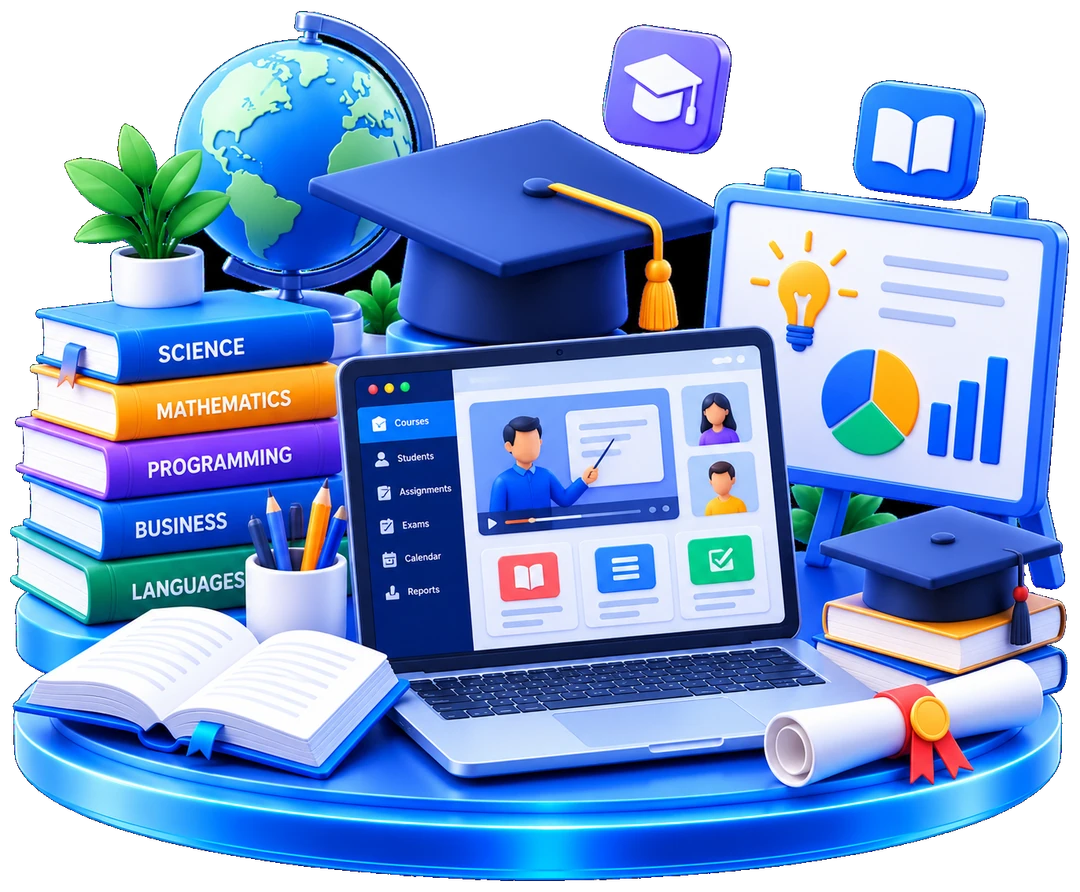 Education systems illustration