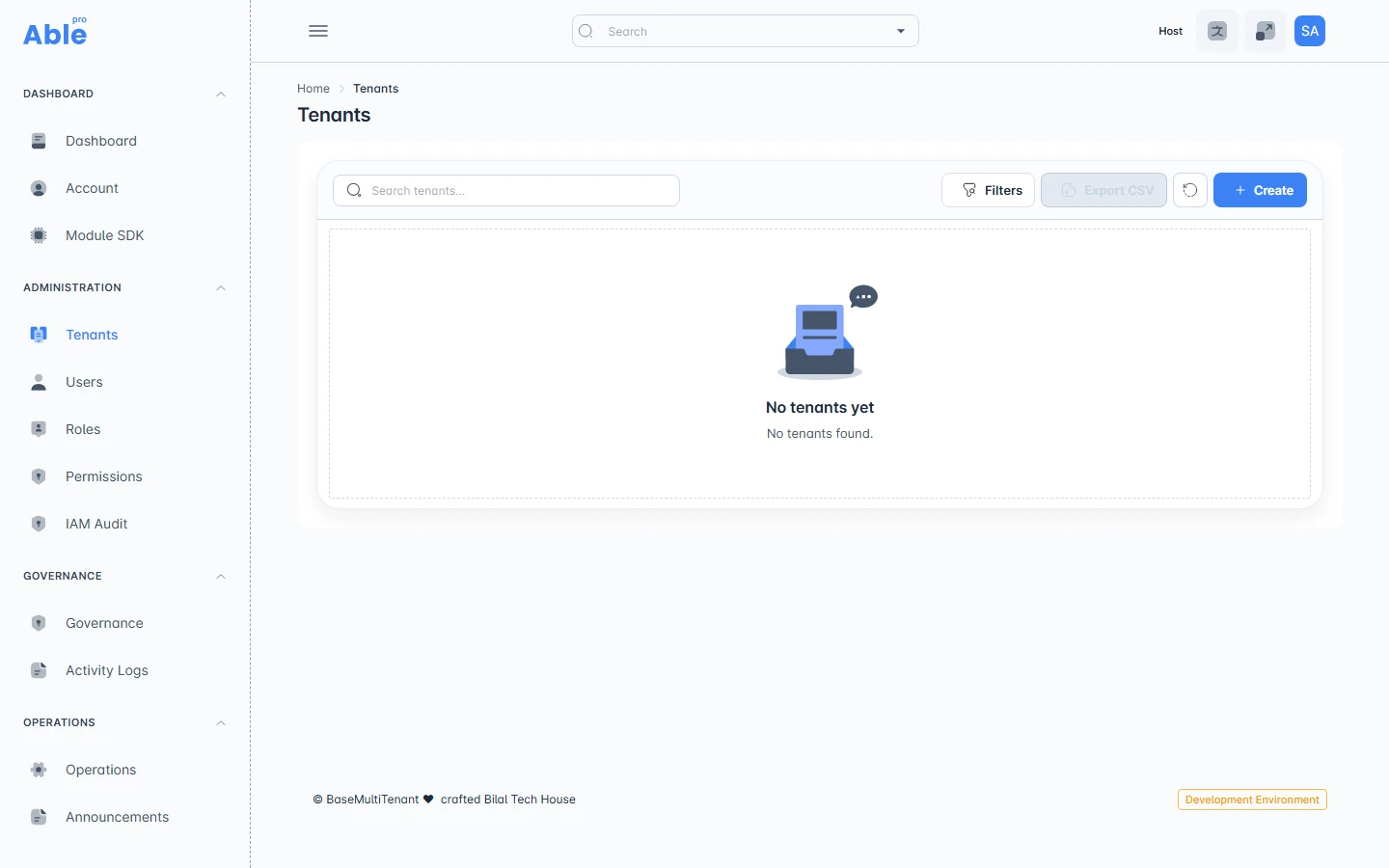 Base Platform screenshot
