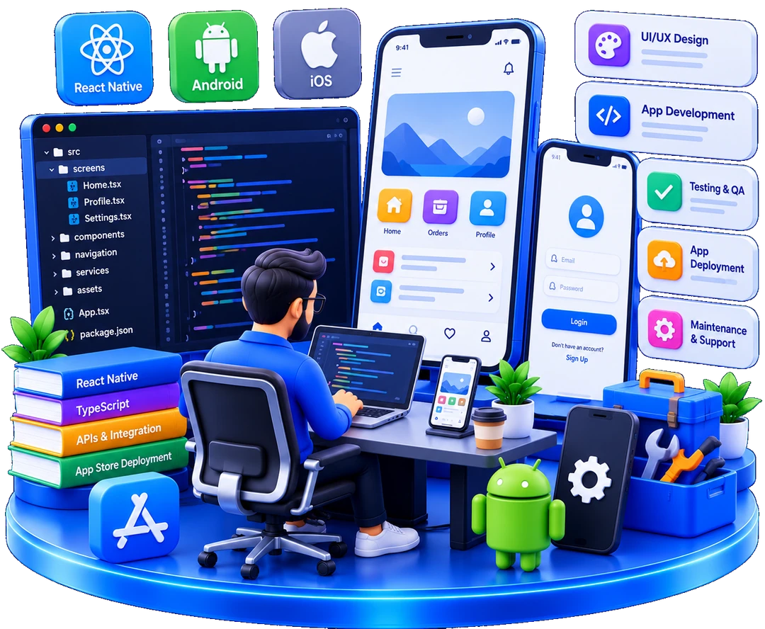 Mobile App Development — visual overview
