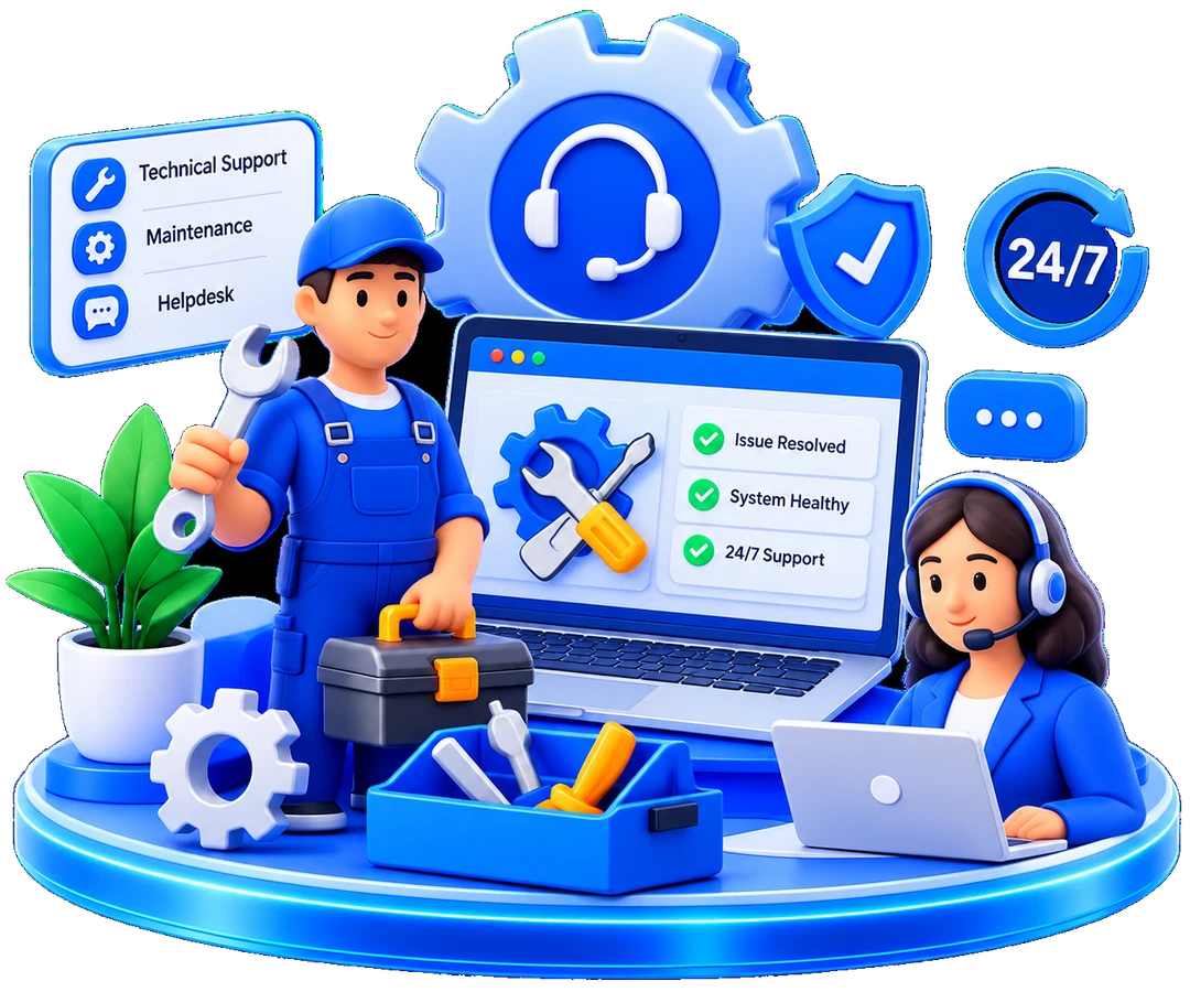 Maintenance & Support — visual overview