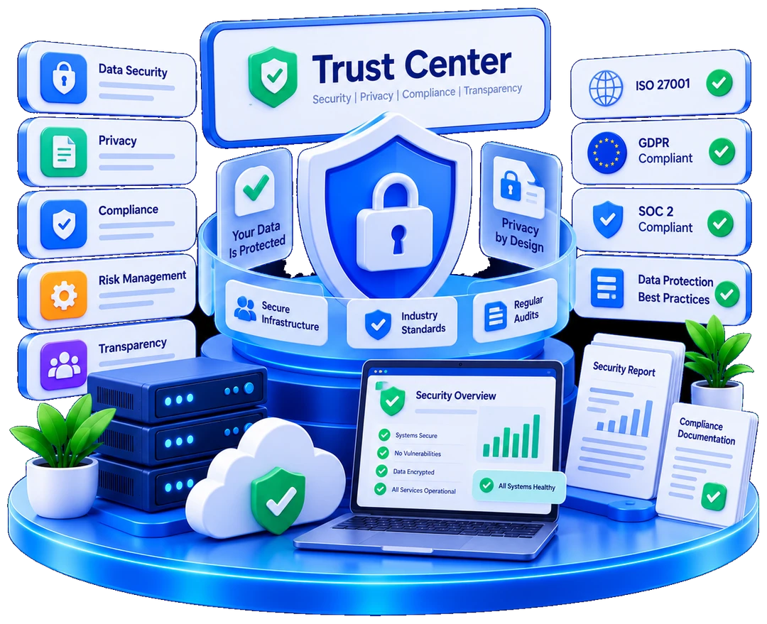 Trust Center — security, privacy, and compliance